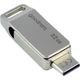 USB флеш накопичувач Goodram 32GB ODA3 Silver USB 3.0 / Type-C (ODA3-0320S0R11) - изображение 1