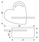 Настенный светильник Candellux Heart 1х5 LED 250 лм 4000 К (21-84576) - изображение 3