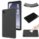 Защитный чехол Deexe Silicone Shell для Samsung Galaxy Tab A9 (X110/115)- Black - изображение 1