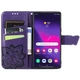 Чехол-книжка с рисунком UniCase Butterfly Pattern для Samsung Galaxy S24 Ultra - Dark Purple - изображение 2