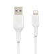 Кабель Belkin PVC USB - Lightning (M/M), 0.15 м, White (CAA001BT0MWH) - зображення 1