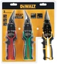 Zestaw nożyc do blachy DeWalt ERGO Aviation 255 mm 3 szt (DWHT14676-0) - obraz 2