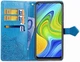Чохол Vintage для Xiaomi Redmi Note 9 книжка шкіра PU блакитний Без бренду - зображення 4
