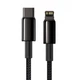 Кабель Baseus Tungsten Gold Fast Charging Type-C to Lightning PD 20W (1m) Black (CATLWJ-01) - изображение 2