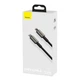 Кабель Baseus Tungsten Gold Fast Charging Type-C to Lightning PD 20W (1m) Black (CATLWJ-01) - изображение 3