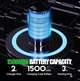 Бездротова модульна тату машинка Dragonhawk X3 PRO з акумулятором 1500 mAh Black Type C - зображення 8