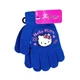 Перчатки детские с начесом Hello Kitty 5-7 года осень синий - изображение 1
