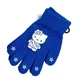 Перчатки детские с начесом Hello Kitty 5-7 года осень синий - изображение 4