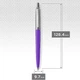 Ручка кулькова Parker JOTTER Originals Frosty Purple CT BP 15 932_2665 - зображення 2