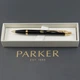Ручка шариковая Parker IM Black GT BP Трезубец прозрачный Золотистый 22032_T010y - изображение 5
