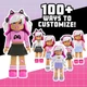 Коллекционная кукла WowWee My Avastars Pink_Playz и коллекционная карта (2603) - изображение 4
