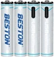 Акумулятор Beston AAA USB Type-C 1.5 V 400 mAh Li-ion (3AC-18) 4 шт. (AA620272) - зображення 1
