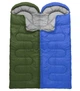 Спальный мешок зимний (спальник) одеяло с капюшоном E-Tac Winter Blue UKC - изображение 2