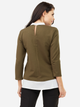 Bluzka damska elegancka Awama A208 S/M Khaki (5902360519732) - obraz 2