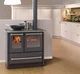 Кухонна піч La Nordica SOVRANA EASY EVO 2.0 з варильною поверхнею та духовкою ANTHRACITE BLACK - зображення 2
