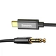 Кабель AUX Baseus Yiven Type-C to 3.5 mini jack (1.2m) black - изображение 5