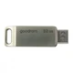 USB флеш накопитель Goodram 32GB ODA3 Silver USB 3.0 / Type-C (ODA3-0320S0R11) - изображение 2