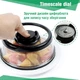 Вакуумна багаторазова кришка для продуктів Vacuum Food Sealer 19 см Чорна - зображення 7