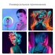 Світодіодна кільцева LED RGB MJ33 лампа з тримачем телефону, 16 різнокольорових режимів від USB 33 см - изображение 7