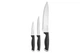 Набор ножей Ardesto Gemini Gourmet, 3 предмета, нержавеющая сталь, пластик, черный (AR2103BL) - изображение 1
