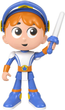 Фігурка Mattel The Talking Knight Gus 20.5 см (0194735091409) - зображення 1