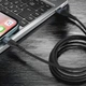Кабель Type-C to Type-C 60W 1m Proove Light Silicone black | Шнур Тайп-Сі - Тайп-Сі Швидка зарядка 491970001 - зображення 3