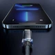 Кабель Baseus Crystal Shine Series Fast Charging Lightning 2.4A (1.2m) фиолетовый - изображение 4