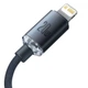 Кабель Baseus Crystal Shine Series Fast Charging Type-C to Lightning 20W (1.2m) black - изображение 9