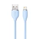 Кабель Baseus Jelly Liquid Silica Gel Fast Charging Lightning 2.4A (1.2m) blue - изображение 1