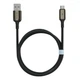 Кабель Proove Dense Metal Micro USB 2.4A (1m) black - зображення 6