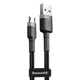 Кабель Baseus Cafule Micro USB 1.5A (2m) gray/black - изображение 1