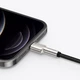 Кабель Baseus Cafule Metal Lightning 2.4A (0,25m) black - зображення 8