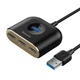 USB-хаб Baseus Square Round USB to USB 3.0 + 3USB 2.0 (1m) black - изображение 8