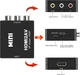 Конвертер HDMI в RCA AV з додатковим живленням USB чорний (HDMI2AV) - зображення 3