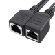 Сплиттер разделяет сигнал с витой пары RJ-45 2шт KRN, Ethernet 5.5x2.1мм, Сплиттер PoE для CCTV камер - изображение 4