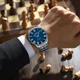 Наручний годинник Curren 8422 Silver-Blue синій - зображення 3