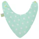 Слюнявчик Еко Пупс Eco Cotton бандана 21x30 (ментол, зірочки) (BEC-011) - зображення 1