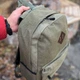 Рюкзак брезентовый хаки универсальный портфель - изображение 5