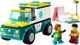 Конструктор Lego City Швидка допомога та сноубордер 60403 - зображення 3