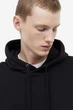 Худі оверсайз преміум якості H&M S чорний 1035203008 - изображение 2