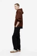 Худі оверсайз преміум якості H&M S коричневий 1035203026 - изображение 4