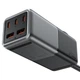 Зарядний пристрій для телефона, ноутбука 75W 2 USB-C + 2 USB-A + 1EU розетка з кабелем 1.5м AceFast 4000W GaN - зображення 8