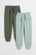 Спортивные штаны бирюзовые и зеленые H&M 116см (400094049) - изображение 1