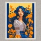 Картина по номерам 50*60 см Девушка украинка. Патриотический сюжет Оригами LW 30040 большой размер - изображение 2