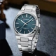 Наручний годинник Curren 8439 Silver-Blue - изображение 2