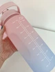 Пляшечка для води Aqua Max Peach Blue з маркерами часу, 2 л, Chansin (75164596) - зображення 5