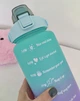 Пляшечка для води Aqua Max Blue Purple з маркерами часу, 2 л, Chansin (75164251) - зображення 2