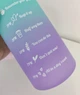 Пляшечка для води Aqua Max Blue Purple з маркерами часу, 2 л, Chansin (75164251) - зображення 3