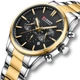 Мужские часы Curren 8446 Silver-Gold-Black - изображение 2