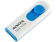 Flash A-DATA USB 2.0 C008 64Gb White/Blue (AC008-64G-RWE) - зображення 1